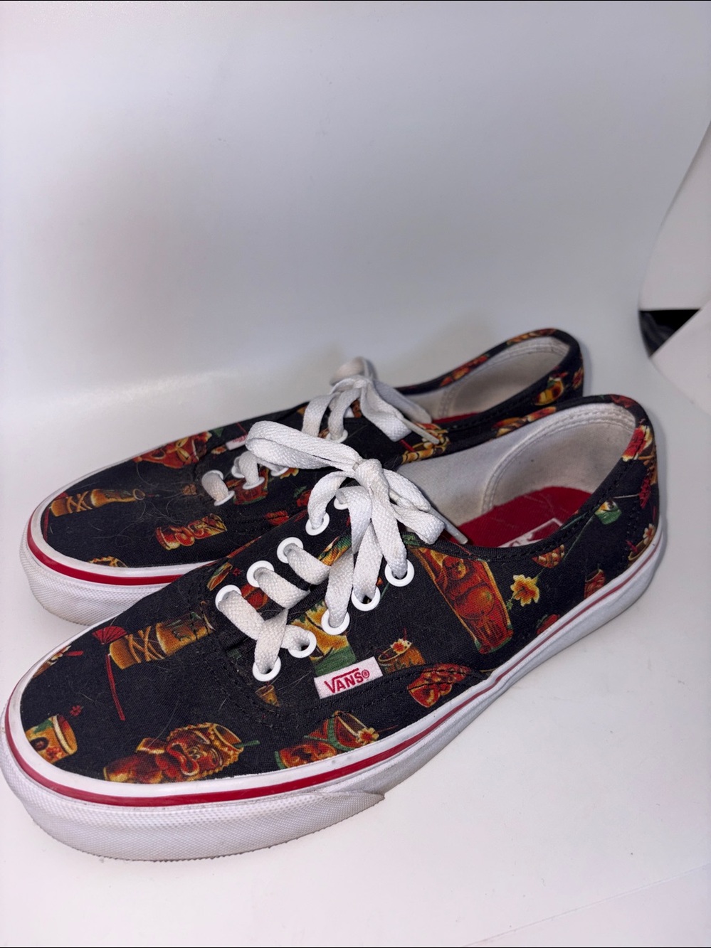 VANS Tiki Tiki Mug Shoes Sneakers Size 8 - Picture 2 of 6